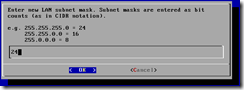 FreeNAS - Subnet mask