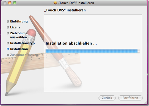 Touch DVS Setup Mac