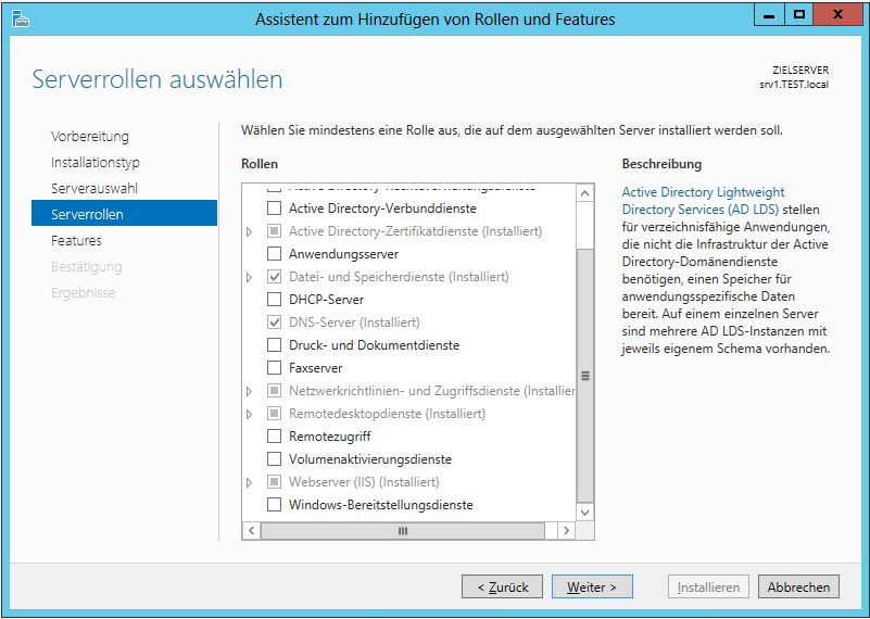 Windows Server 2012 Essentials - Server-Manager - Kein WSUS