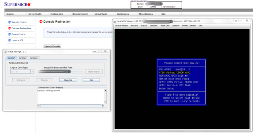 Supermicro: Installation eines Betriebssystems über das Management ...