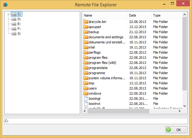 ProHVM - Remote File Explorer