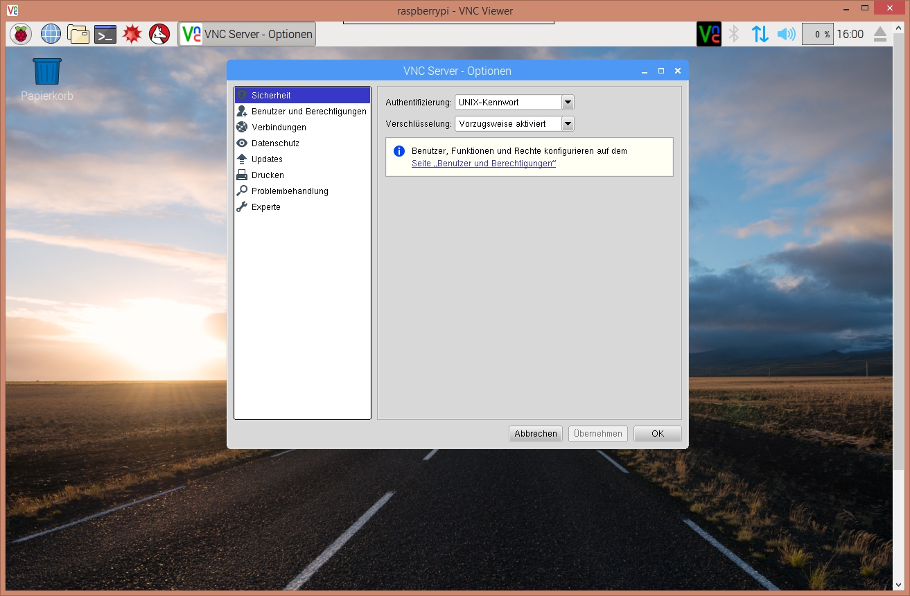 raspberry pi disable real vnc server on launch