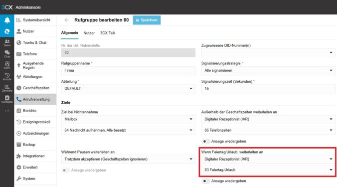 3CX: Upgrade von V18 zu V20 – Teil 2 – Abteilungen, Trunks ...