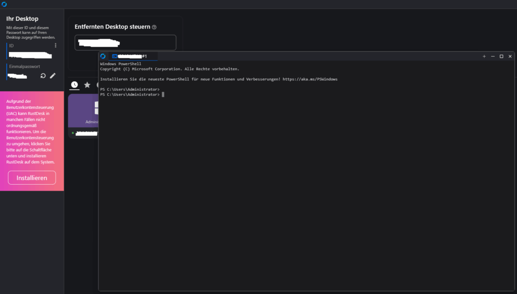 RustDesk 1.4.0 Nightly – Terminalsitzungen, RDP geht wieder und mehr ...